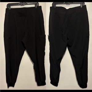 Black scrub pants